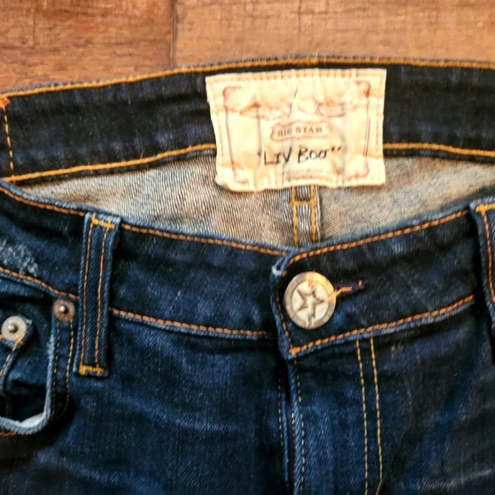 Big Star Women's Boot Cut Jeans - Dark Blue - Picture 3 of 14